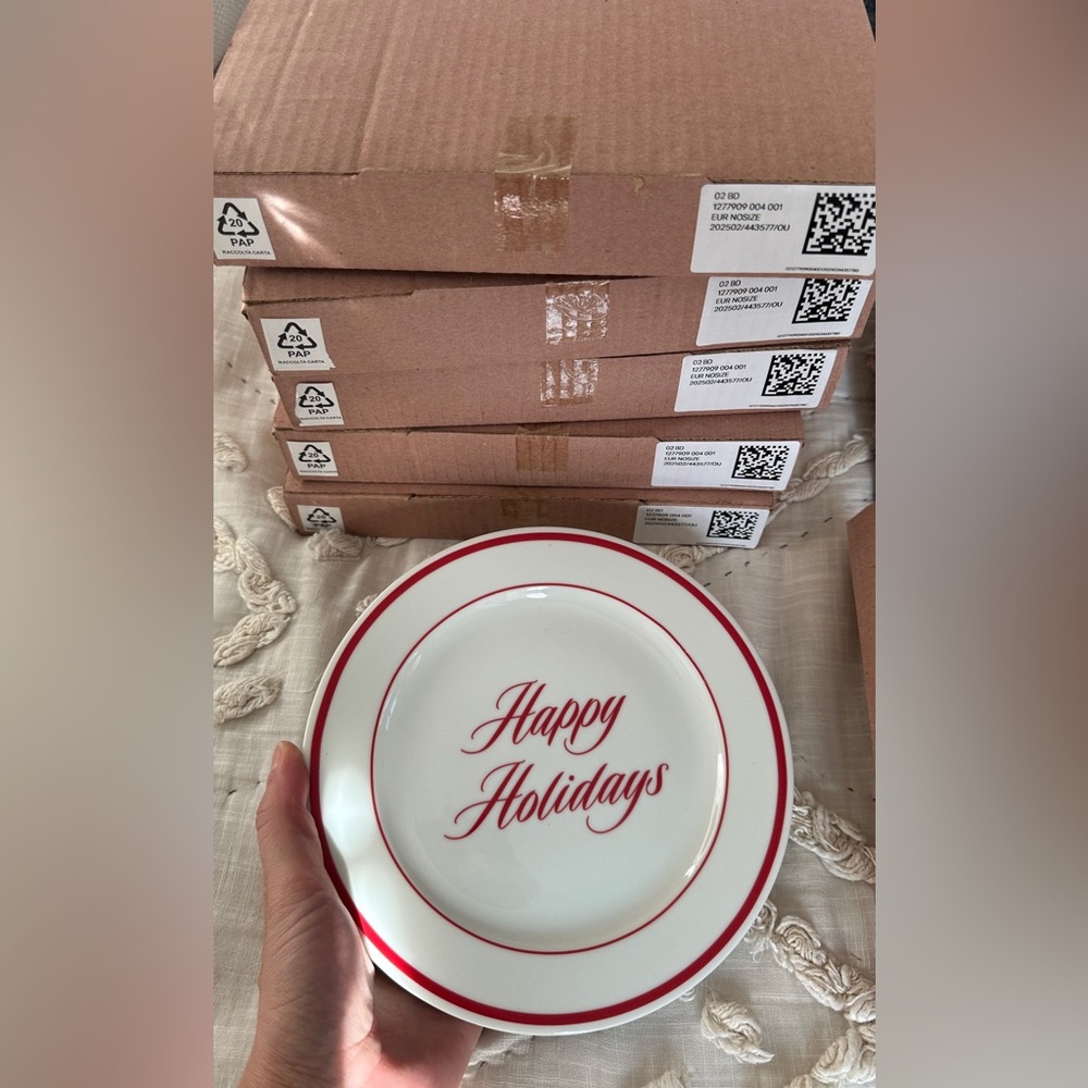 NWT Set of 6 Holiday Plates